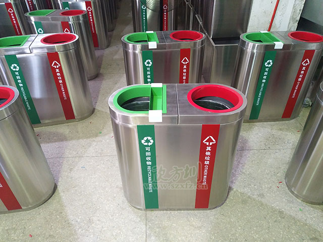 機(jī)場(chǎng)精品不銹鋼垃圾桶-機(jī)場(chǎng)垃圾桶廠家