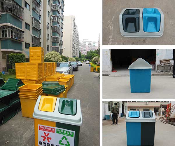 采購(gòu)玻璃鋼戶外垃圾桶，認(rèn)準(zhǔn)欣方圳垃圾桶廠家