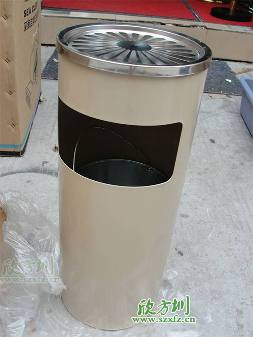 欣方圳菊花格商場垃圾桶，好產(chǎn)品在哪都受歡迎