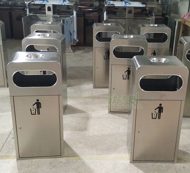 戶(hù)外不銹鋼方形英式果皮箱廠家生產(chǎn)圖