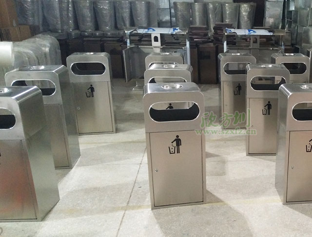 戶(hù)外不銹鋼方形英式果皮箱廠家生產(chǎn)圖